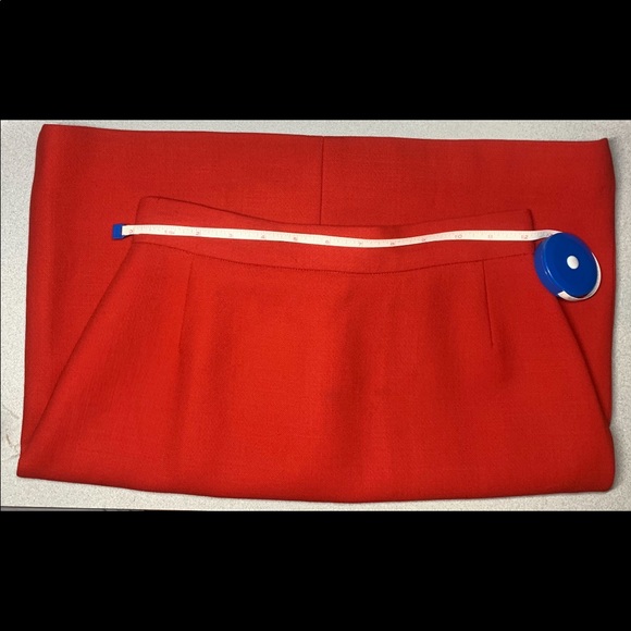 Dolce and Gabbana Vintage Red Wool Pencil … - Picture 5 of 6